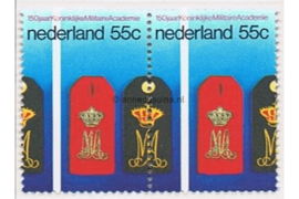 Nederland NVPH 1165 Postfris Paar 150 jaar Koninklijke Militaire Academie 1978