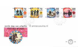 Nederland NVPH E350 Onbeschreven 1e Dag-enveloppe Vakantiezegels 1996