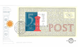 Nederland NVPH E408 Onbeschreven 1e Dag-enveloppe Blok 200 jaar Nationaal Postbedrijf 1999