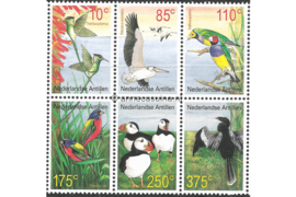 Nederlandse Antillen NVPH V1363-1368 Postfris (Half velletje Zonder Velrand) Vogels 2001