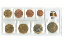Verpakkingstrips voor een setje Euromunten per 100 stuks