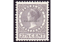 Nederland NVPH 193 Ongebruikt (27 1/2 cent) Koningin Wilhelmina Veth Met watermerk 1926-1939