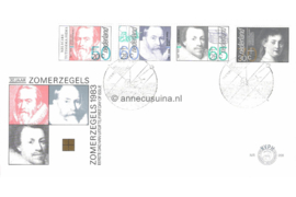Nederland NVPH E208 Onbeschreven 1e Dag-enveloppe Zomerzegels 1983