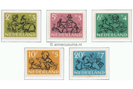 Nederland NVPH 596-600 Postfris Kinderzegels 1952