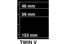 Hagelnieuw & Afgeprijsd! DAVO KOSMOS Insteekbladen Twin V, met 3 stroken (PER STUK) (DAVO 529709PS)