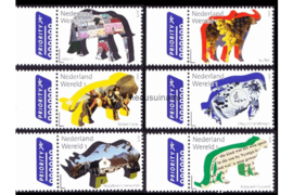 Nederland NVPH 2844-2849 Postfris (Als Losse Zegels Met Priority Tabs) Grenzeloos Nederland-Zuid Afrika 2011
