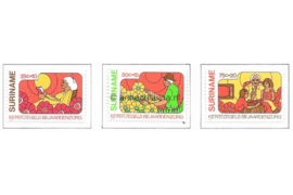 Republiek Suriname Zonnebloem 234-236 Postfris Kerstzegels 1980