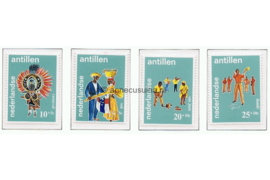 Nederlandse Antillen NVPH 410-413 Postfris Folklore 1969