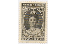 Nederlands Indië NVPH 165 Gestempeld (2 1/2 gulden) 25 jarig regeringsjubileum Koningin Wilhelmina 1923