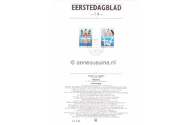 Nederland Importa EDB14 (NVPH 1273-1274) Eerstedagblad Paleis op de Dam 1982