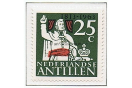 Nederlandse Antillen NVPH 343 Postfris 150 jaar onafhankelijkheid Nederland 1963