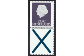 Nederland NVPH C46f Postfris links ongetand (20+X/groen)