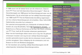 Nederland NVPH M220a+b (PZM220a+b) Postfris Postzegelmapje Decemberzegels 1999