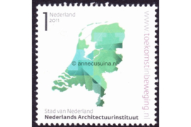 Nederland NVPH 2802 Postfris (1) Stad van Nederland / Ned. Architectuurinstituut 2011