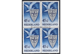 Nederland NVPH 1056 Postfris (45 cent) (Blokje van vier) Gelegenheidszegels 1974