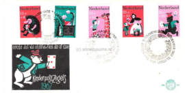 Nederland NVPH E87 Onbeschreven 1e Dag-enveloppe Kinderzegels 1967