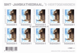 Nederland NVPH V2788 Postfris Velletje St. Jan Den Bosch; Vel 10 x 1 2011