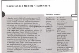 Nederland NVPH M142 (PZM142) Postfris Postzegelmapje Nobelprijswinnars 1995