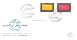 Nederland NVPH E78 Onbeschreven 1e Dag-enveloppe I.C.E.M. 1966