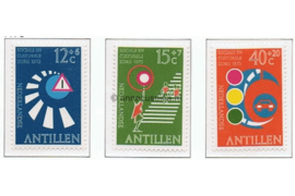 Nederlandse Antillen NVPH 469-471 Postfris Cultuur verkeersveiligheid 1973