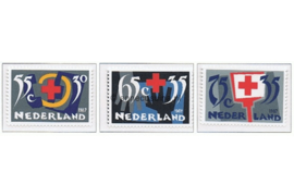 Nederland NVPH 1381-1383 Postfris Rode Kruis 1987