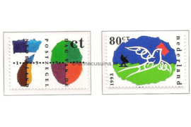 Nederland NVPH 1573-1574 Postfris Gecombineerde uitgifte 1993