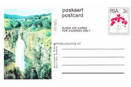 Zuid-Afrika Onbeschreven Poskaart / Postcard Berlinwaterval, Graskop / Berlin Falls, Graskop in plastic beschermhoesje