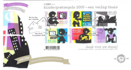 Nederland NVPH E559 Onbeschreven 1e Dag-enveloppe Kinderpostzegels 2007