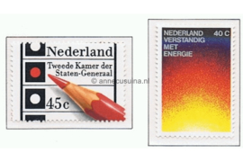 Nederland NVPH 1128-1129 Postfris Energie, Verkiezingen 1977