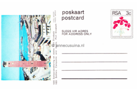 Zuid-Afrika Onbeschreven Poskaart / Postcard 1820 Setlaarskloktoring en dokke, Port Elizabeth / 1820 Settlers Campanile and docks, Port Elizabeth in plastic beschermhoesje