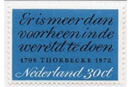 Nederland NVPH 1009 Postfris Thorbecke 1972