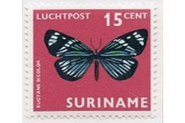Suriname NVPH LP47 Postfris (15 cent) Vlinders 1972