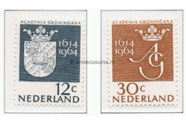 Nederland NVPH 816-817 Postfris 350 jaar Universiteit Groningen 1964