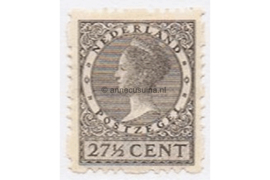 Nederland NVPH R52 Ongebruikt (27 1/2 cent) Vierzijdige roltanding Koningin Wilhelmina (type Veth) 1928