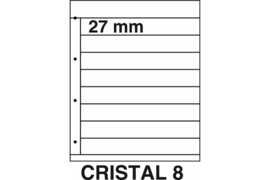 Hagelnieuw & Afgeprijsd! DAVO KOSMOS Insteekbladen Cristal 8, met 8 stroken (PER 5 STUKS) (DAVO 29768)