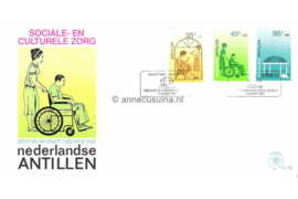 Nederlandse Antillen (Postdienst) NVPH E192 (E192PO) Onbeschreven 1e Dag-enveloppe Cultuur 1987