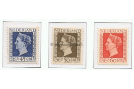 Nederland NVPH 487-489 Postfris Koningin Wilhelmina Hartz Hoge Waarden 1948