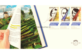 Nederland NVPH E656 Onbeschreven 1e Dag-enveloppe Grenzeloos Nederland-Indonesië op 2 enveloppen 2012