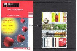 Nederland NVPH M182 (PZM182) Postfris Postzegelmapje Vier Jaargetijden (uit PB50) 1998