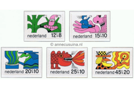 Nederland NVPH 912-916 Postfris Kinderzegels, sprookjesfiguren 1968