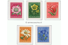 Nederland NVPH 583-587 Postfris Zomerzegels 1952