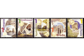 Nederland NVPH 2789A, 2790A, 2813A, 2814A en 2821A Postfris Mooi Nederland , Zegels uit blok, 2011