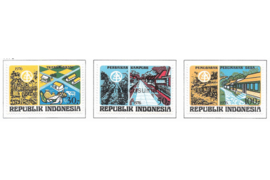 Indonesië Zonnebloem 842-844 Postfris De Werelddag van de Huisvesting 1976