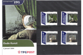 Nederland NVPH M291 (PZM291) Postfris Postzegelmapje Oude kunst 2004