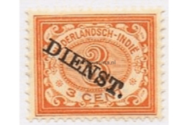 NVPH D13  Gestempeld (3 cent) Frankeerzegels der uitgifte 1883 en 1902-1909 overdrukt in zwart