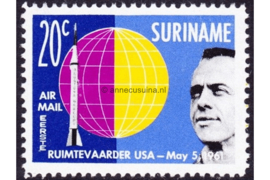 Suriname NVPH LP34 Postfris (20 cent) Ruimtevaart (2e oplage) 1961