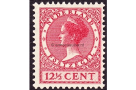 Nederland NVPH 184 Gestempeld (12 1/2 cent) Koningin Wilhelmina Veth Met watermerk 1926-1939