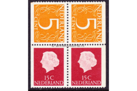 Nederland NVPH C15 Gestempeld (2x5+2x15)