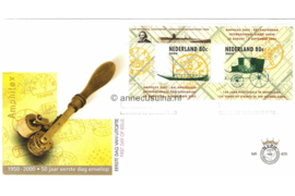 Nederland NVPH E425 Onbeschreven 1e Dag-enveloppe 150 jaar postzegels in 2002 2000