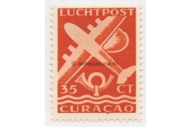 Curaçao NVPH LP76 Ongebruikt (35 cent) Vliegtuig 1947